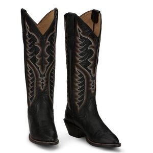 Justin “Evelyn” Tall Cowboy Boots